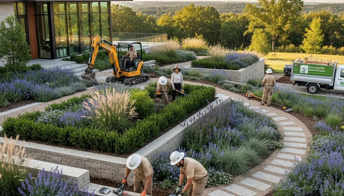 Landscaping services in Bloomington, IN for residential and commercial property maintenance