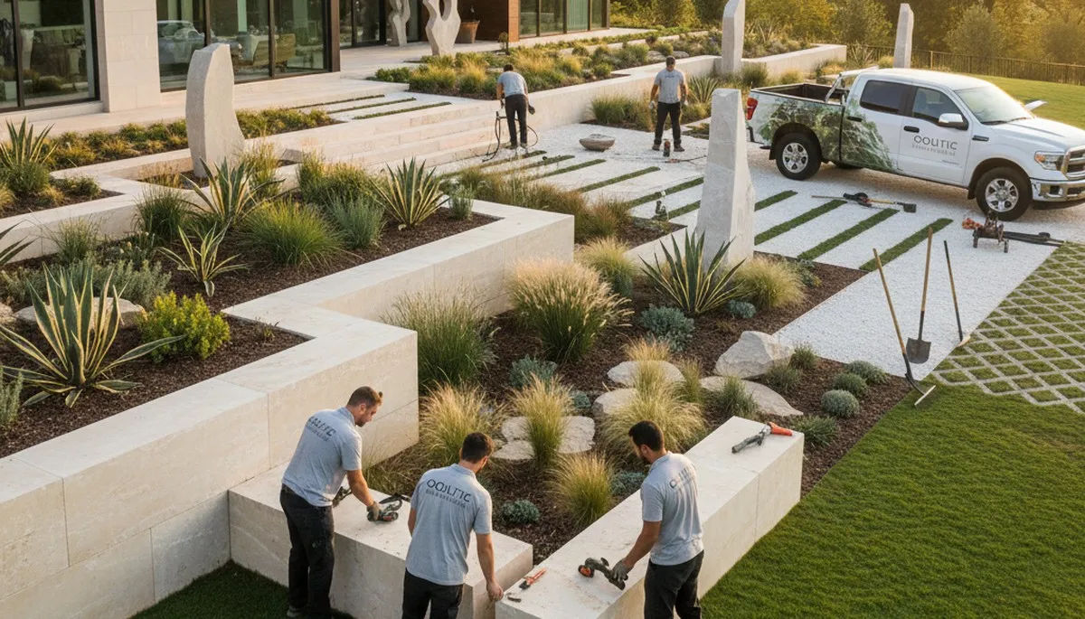 Landscaping team serving Bloomington, IN with professional yard maintenance and outdoor care