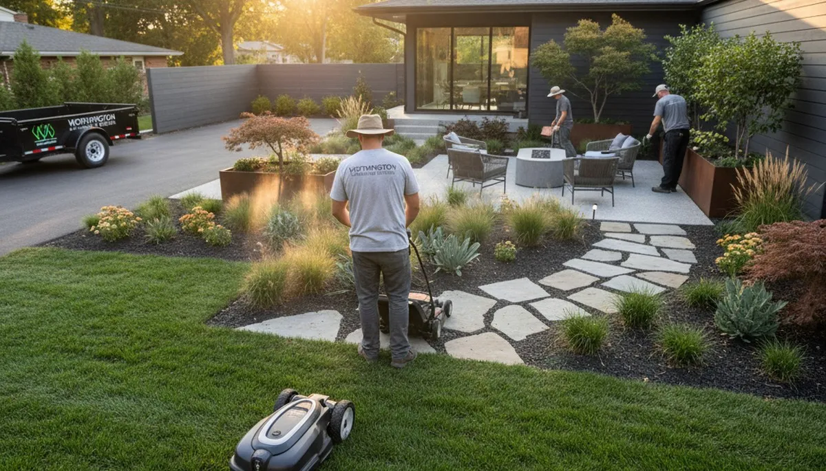 Landscaping service in Bloomington, IN for professional lawn and landscape care